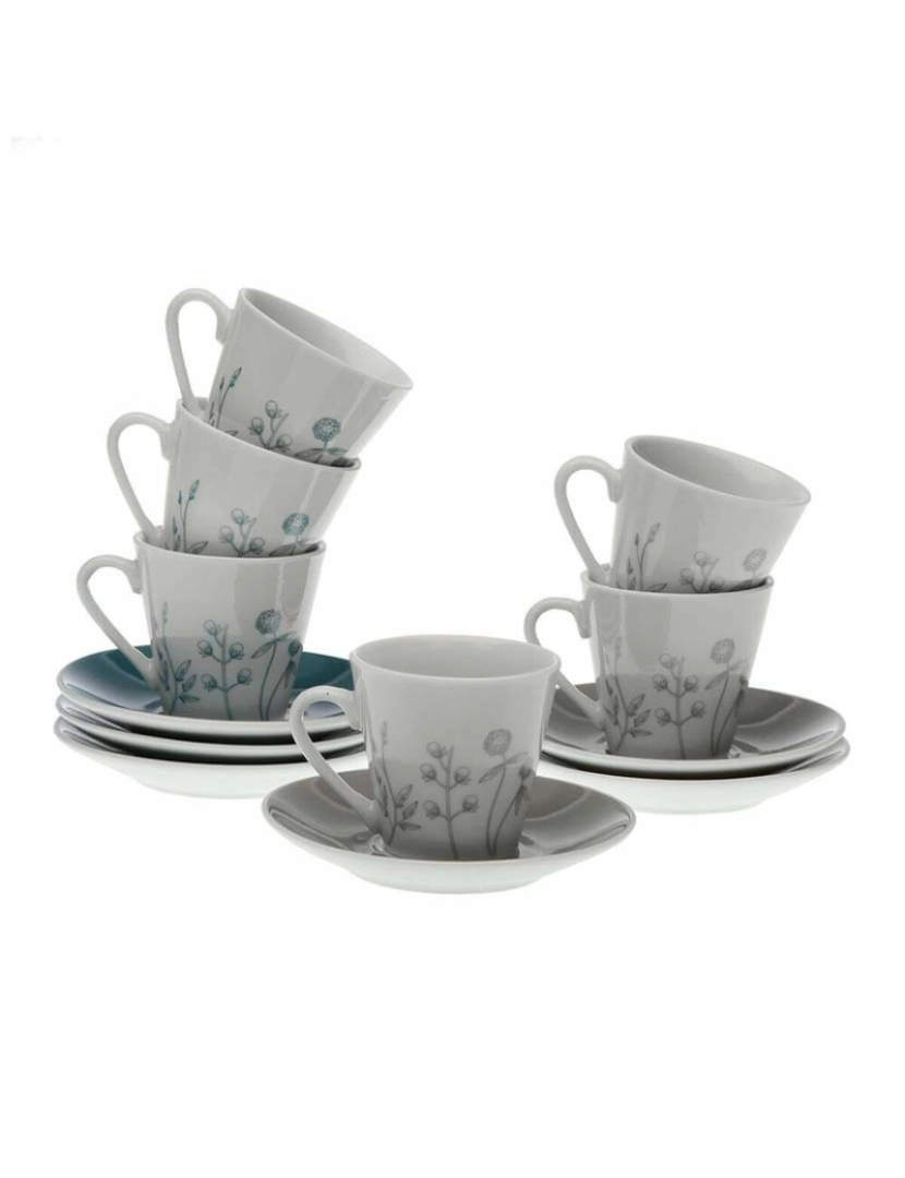 Versa - Conjunto Chávenas De Café Nomma Porcelana 6 pcs 