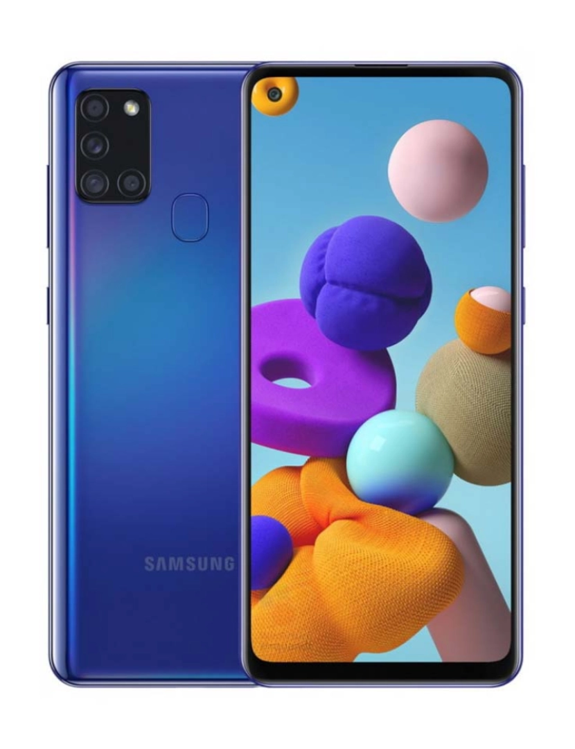 Samsung - Samsung Galaxy A21s 32GB A217F DS Blue Grau B