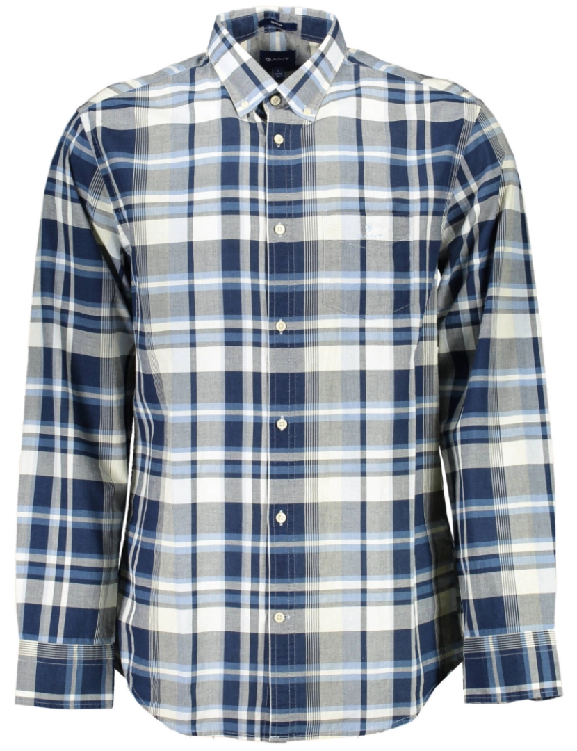 Gant - Camisa M. Comprida Homem Azul