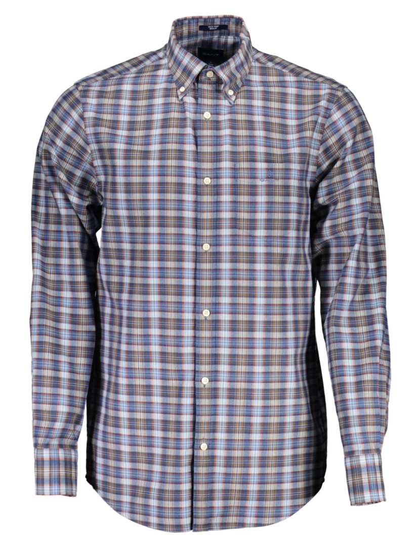 Gant - Camisa M. Comprida Homem Azul