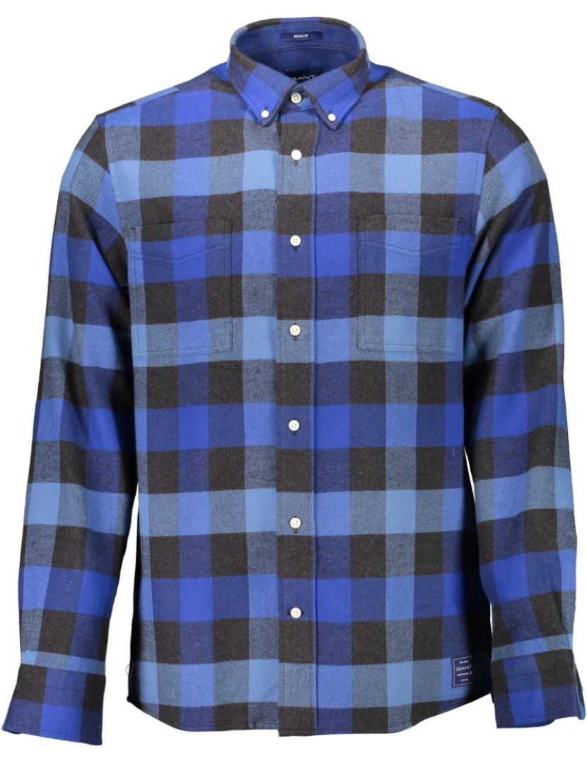 Gant - Camisa M. Comprida Homem Azul