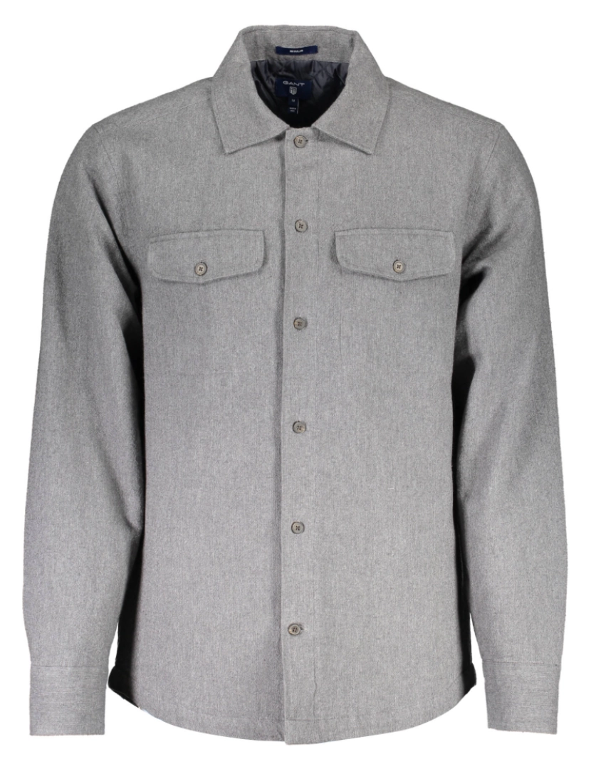 Gant - Camisa M. Comprida Homem Cinza