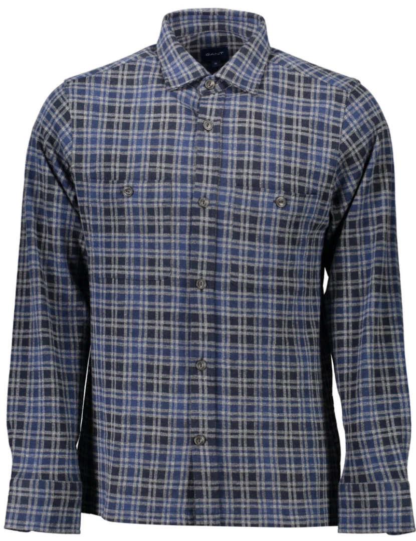 Gant - Camisa M. Comprida Homem Azul