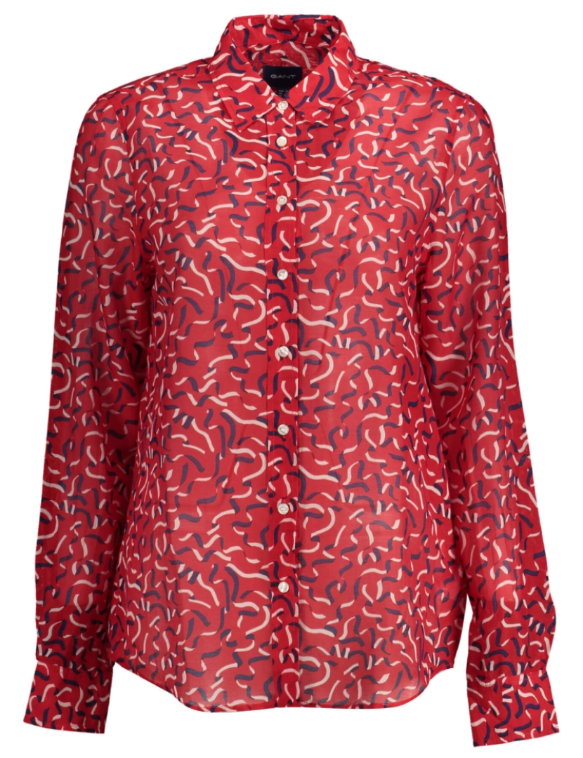 Gant - Camisa Senhora Vermelho