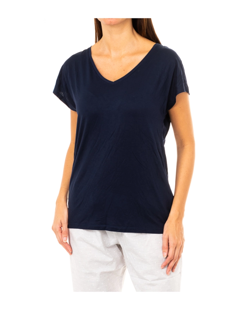 Tommy Hilfiger - T-shirt sem mangas Senhora  azul marinho