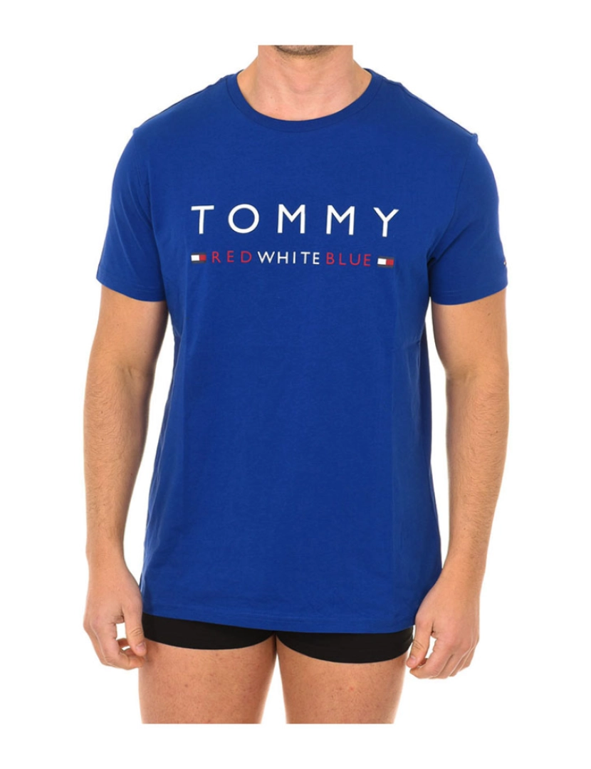 Tommy Hilfiger - T-shirt manga curta Homem Azul
