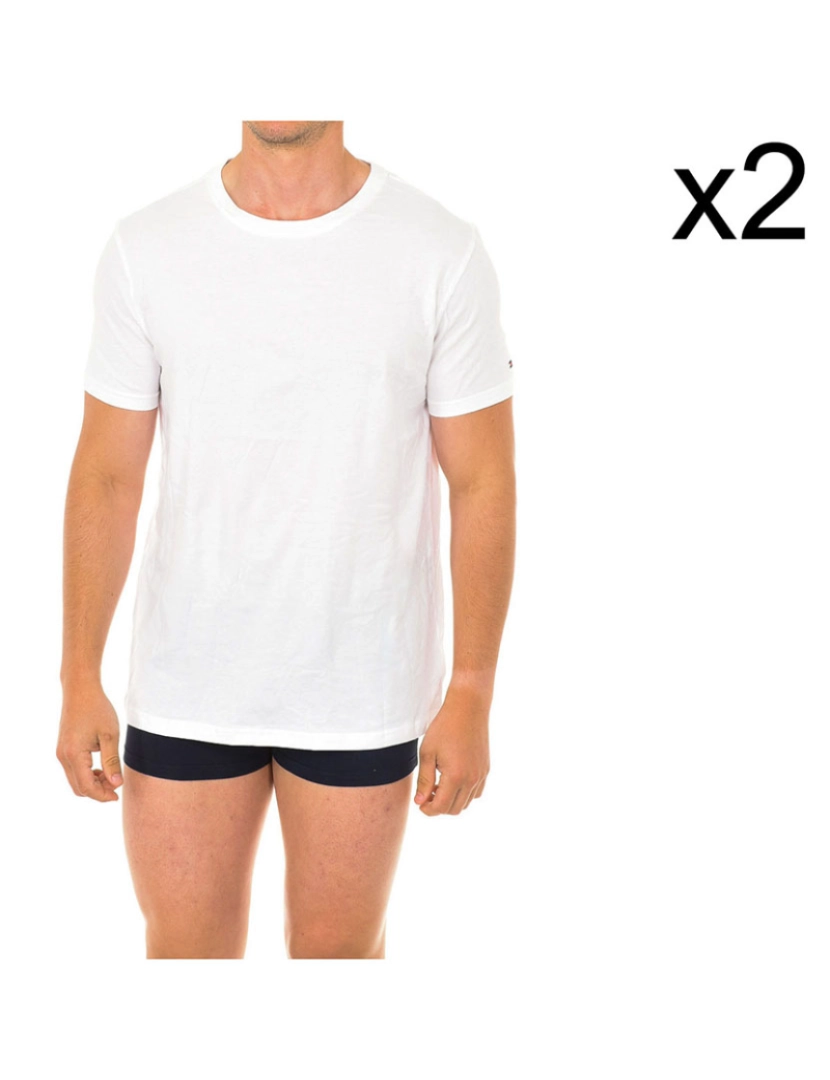 Tommy Hilfiger - Pack 2 T-shirts manga curta Homem Branco