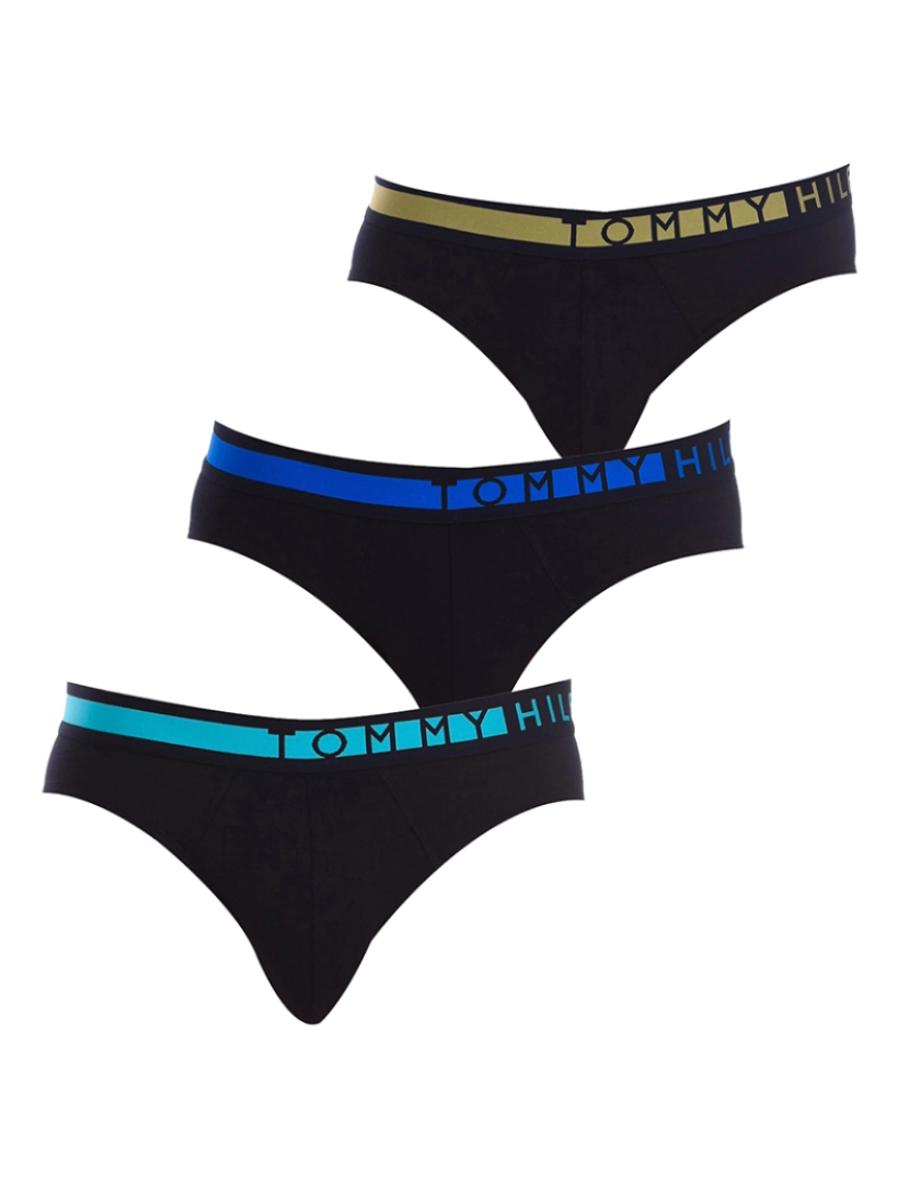 Tommy Hilfiger - Cuecas de Homem Preto Multicolor