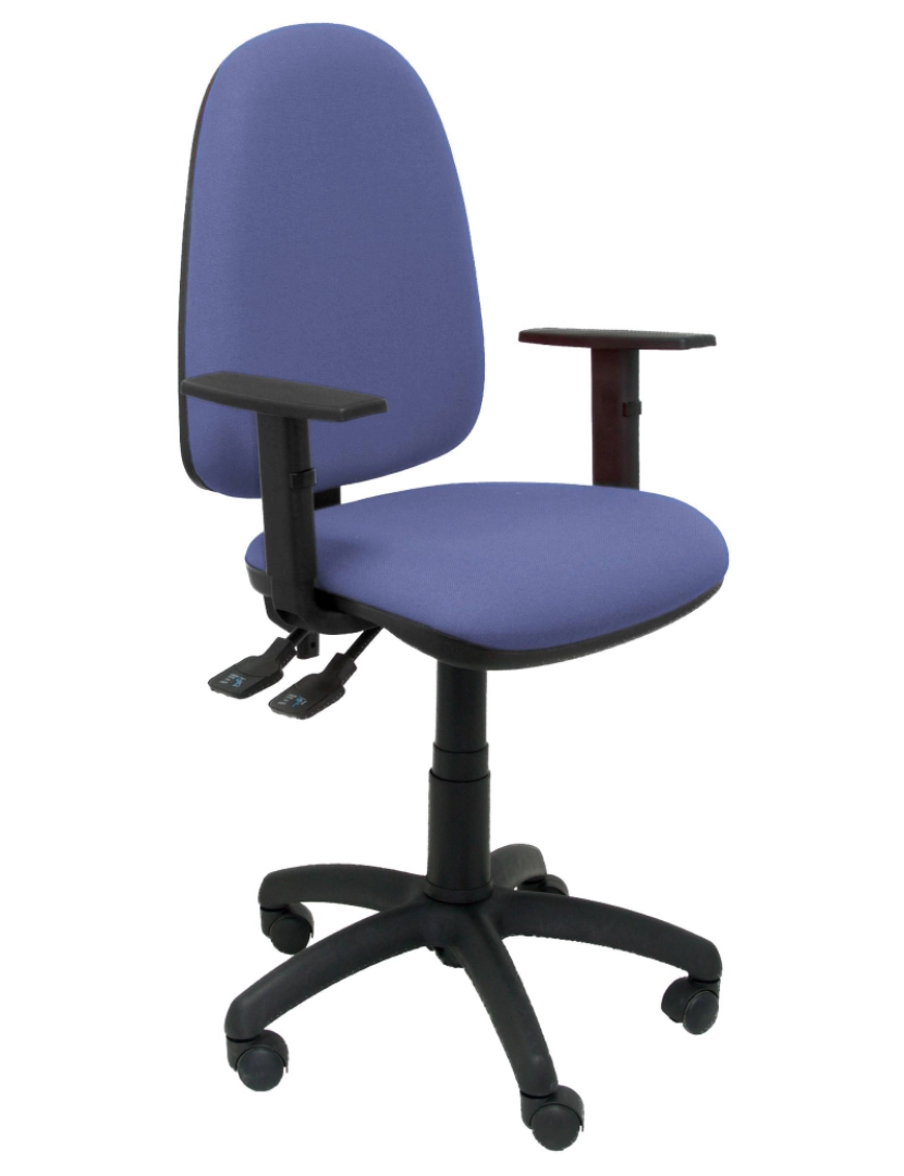 imagem de Cadeira azul claro tribald com braços reguladores1
