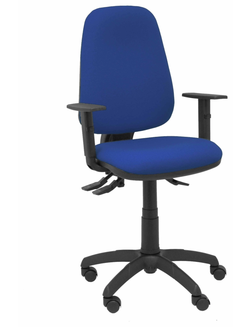 Piqueras Y Crespo - Cadeira Sierra S Bali Azul marinho com braço regulable Preto Polyamide Base