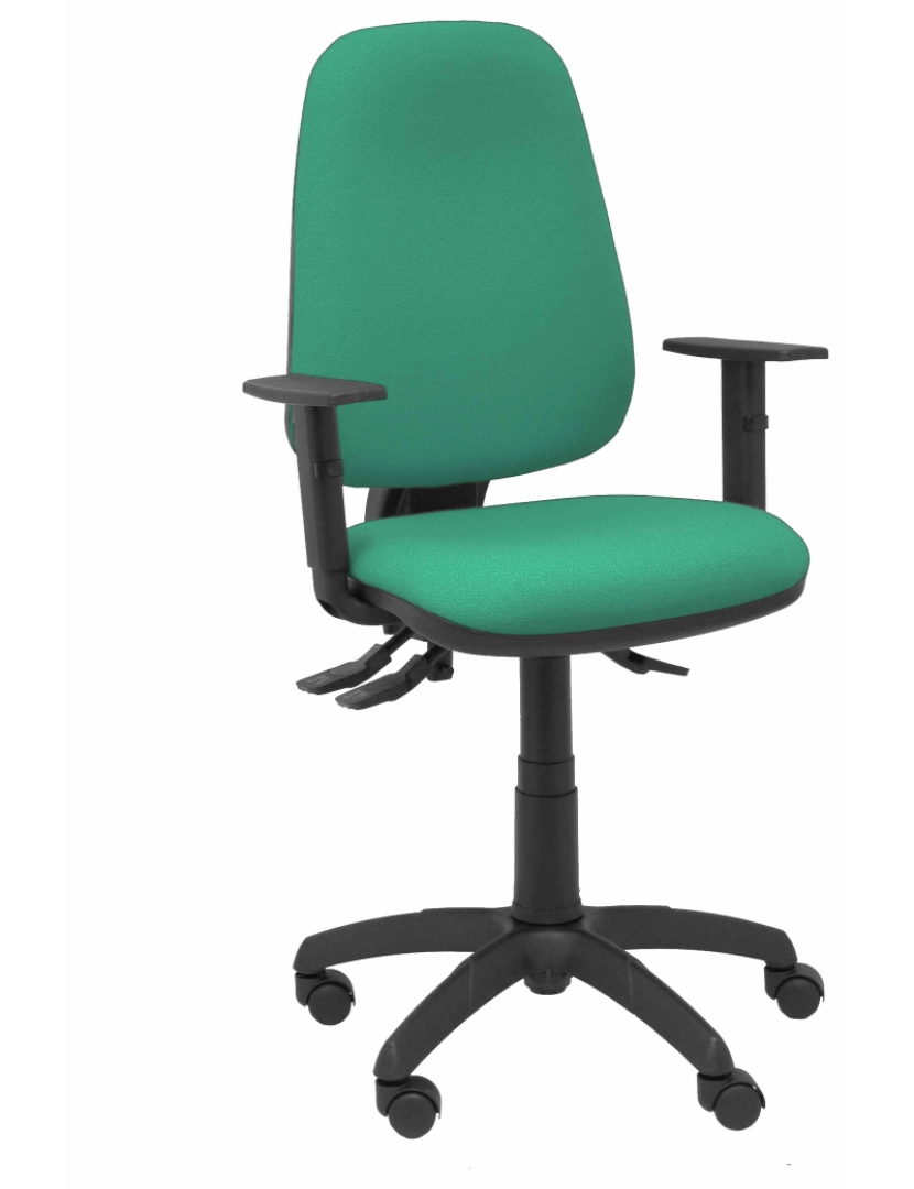 Piqueras Y Crespo - Silla Sierra S Bali Esmeralda Verde Com Poliamida Preto Regulable Armrest Base