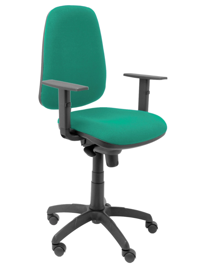 imagem de Silla Sierra S Bali Esmeralda Verde Com Poliamida Preto Regulable Armrest Base3