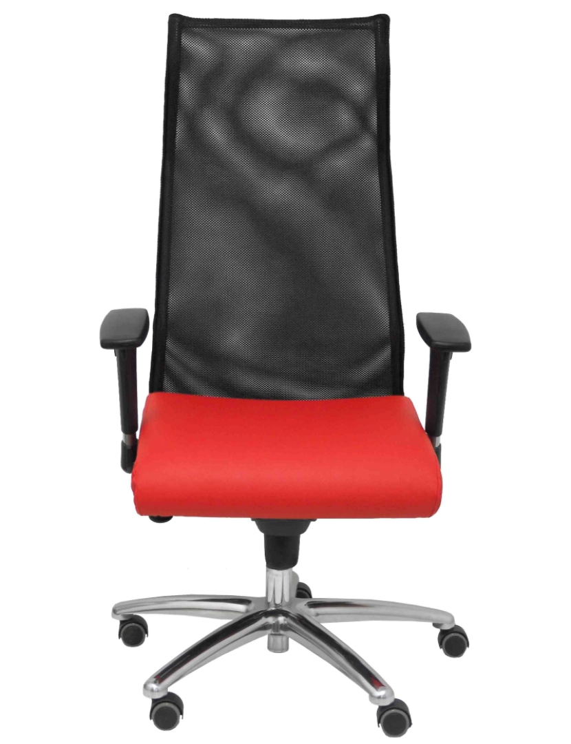 imagem de Sillon Sahuco Similpiel Vermelho3