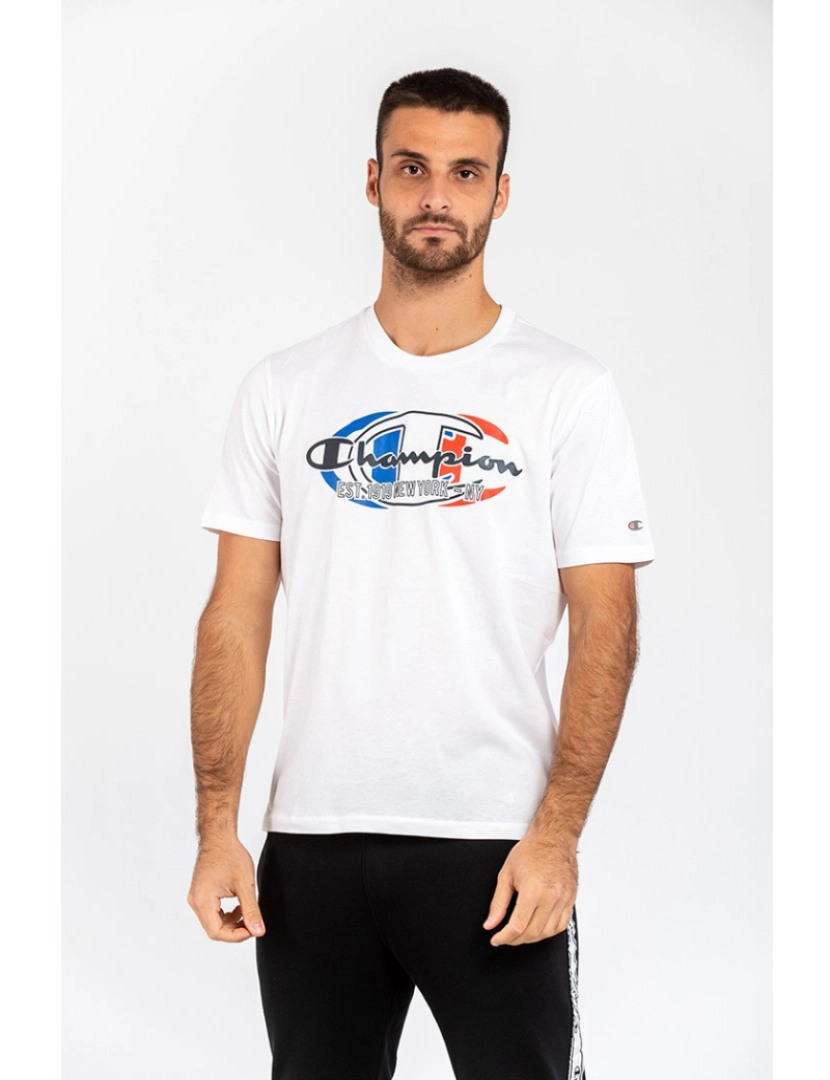 Champion - T-Shirt Homem Branco