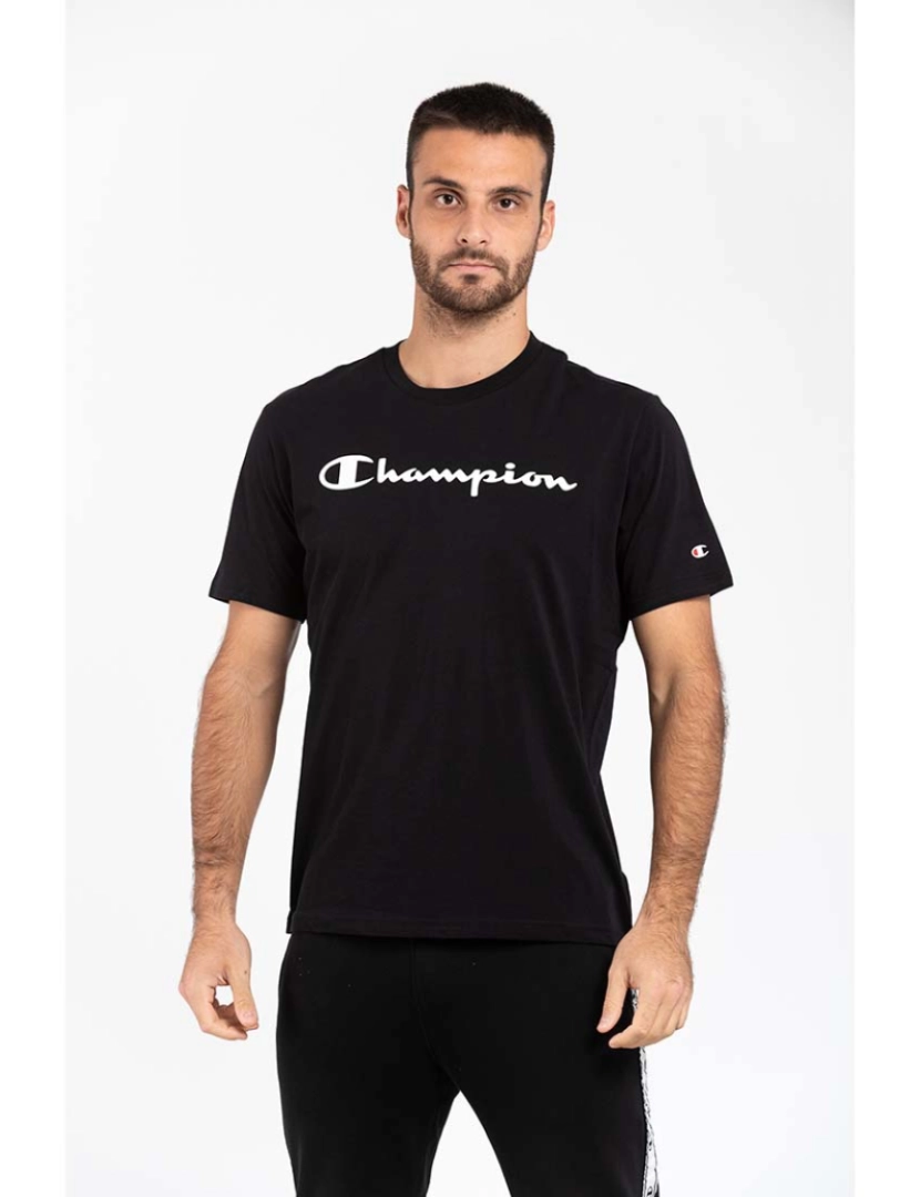 Champion - T-Shirt Homem Preto