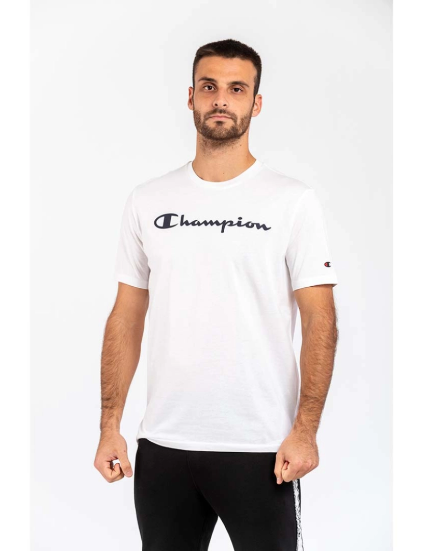 Champion - T-Shirt Homem Branco