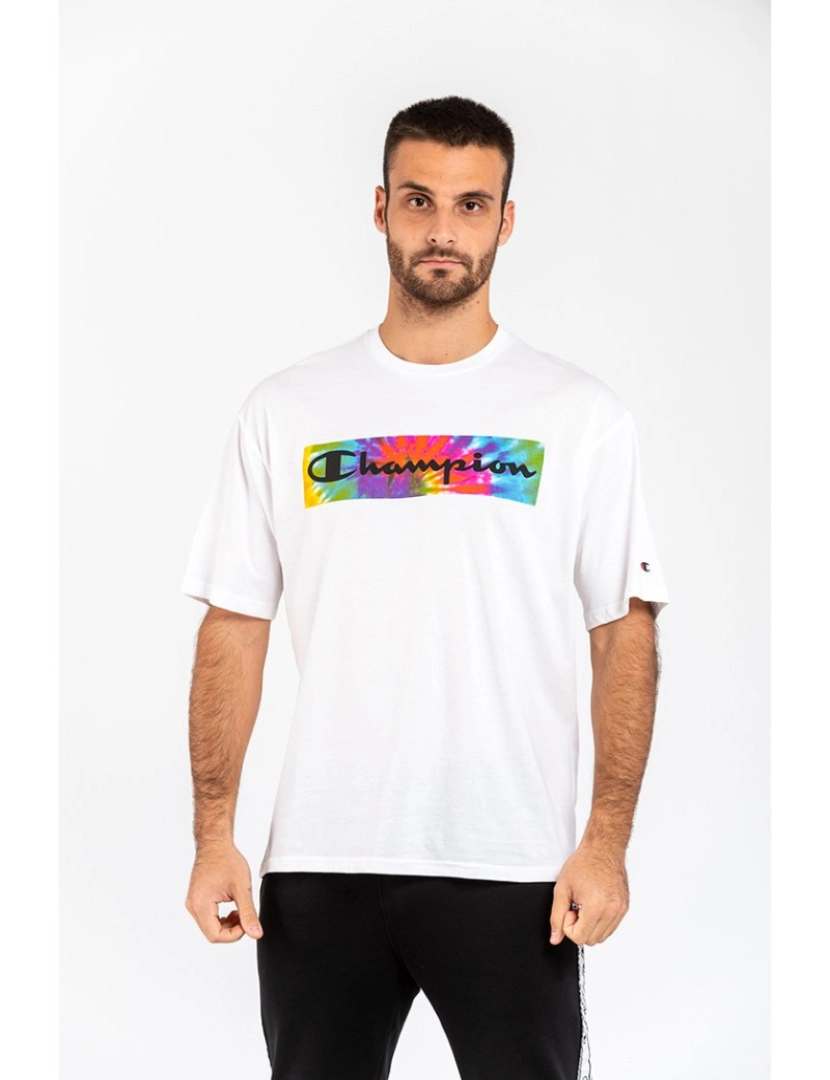 Champion - T-Shirt Homem Branco