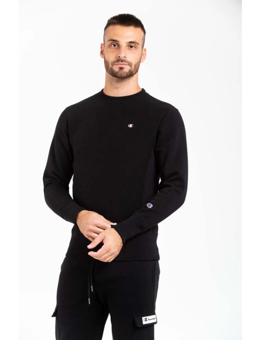 Champion - Sweatshirt Homem Preto