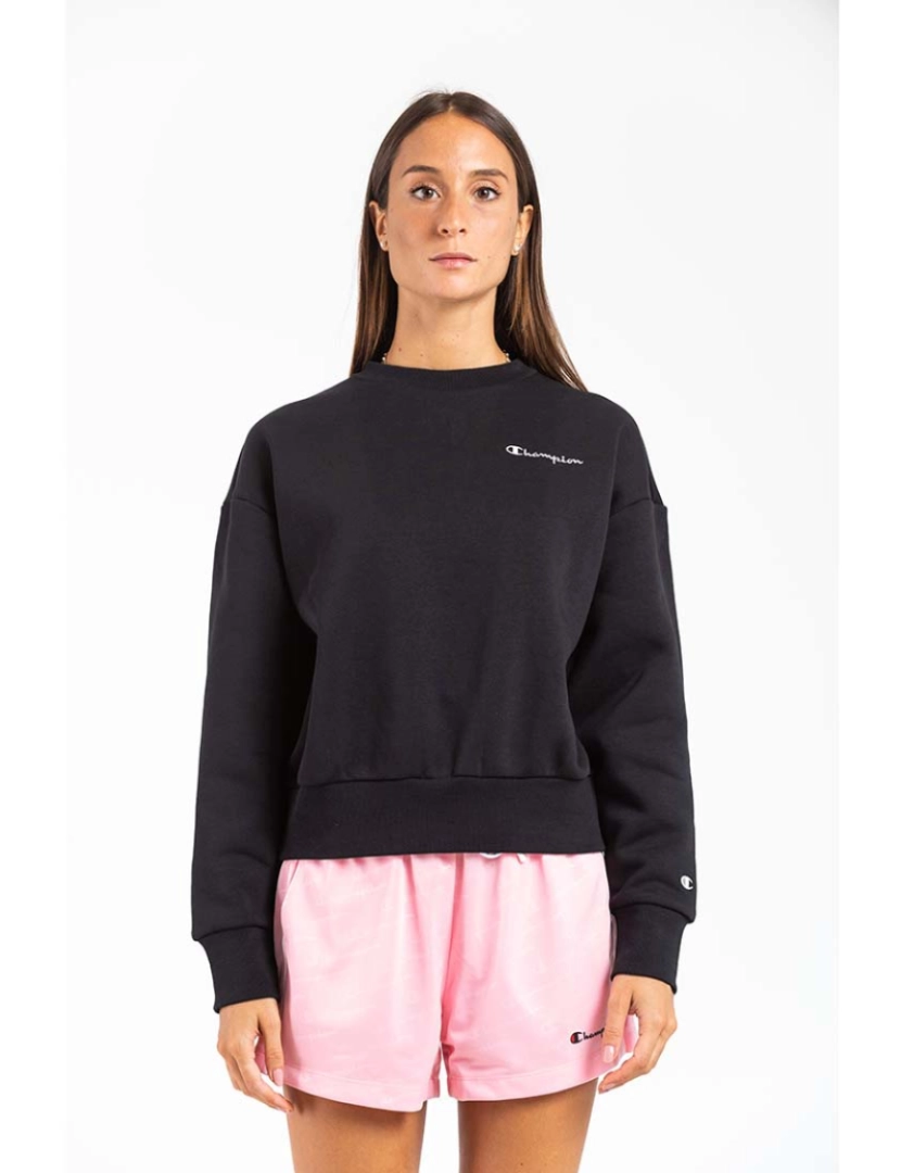 Champion - Sweatshirt Senhora Preto