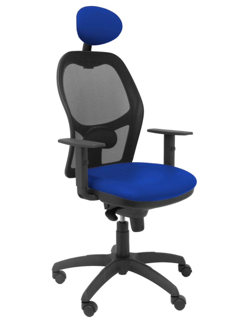 imagem de Jorque. Malla Black Seat Blue Similpiel com Fijo Head1