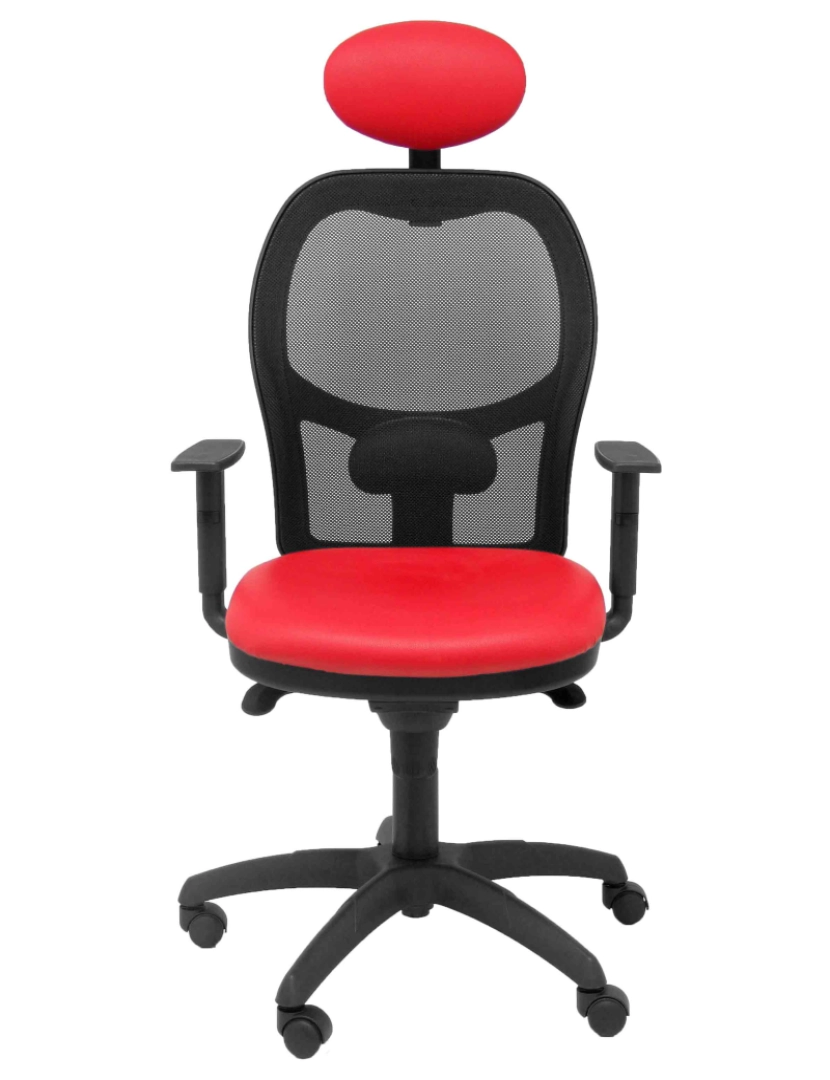 imagem de Jorque. Malla Black Seat Red Similpiel com Fijo Head3