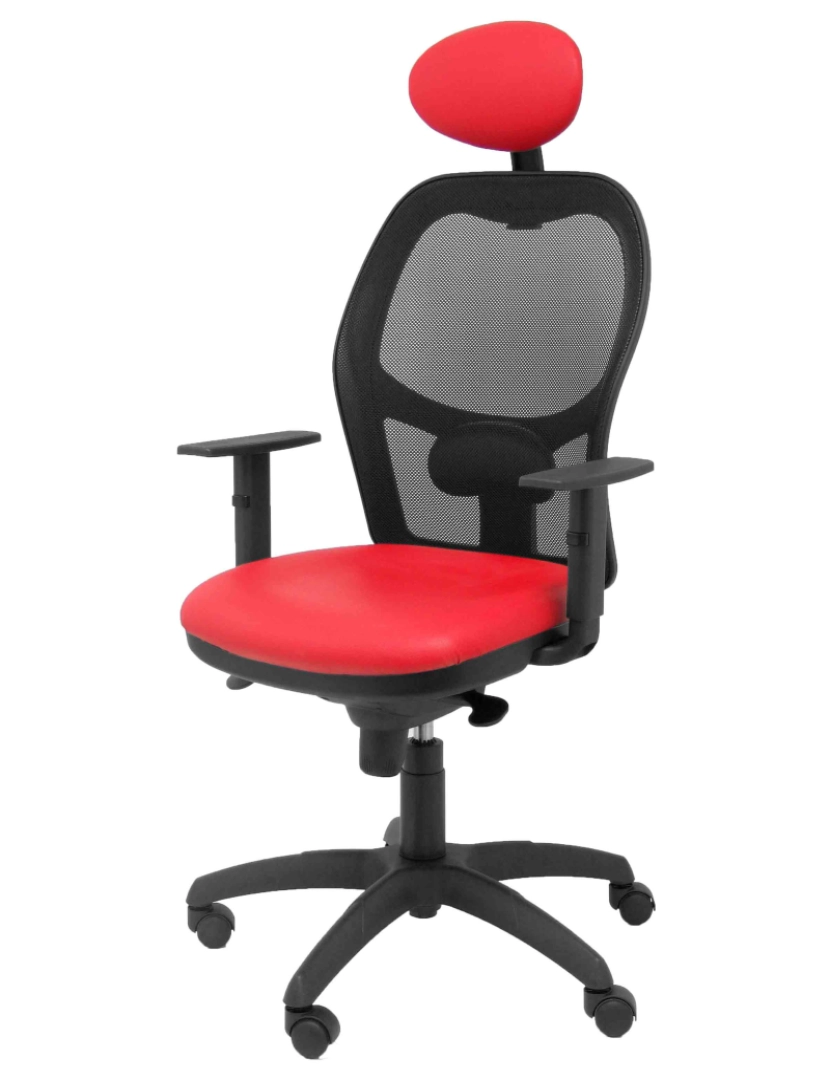 imagem de Jorque. Malla Black Seat Red Similpiel com Fijo Head4