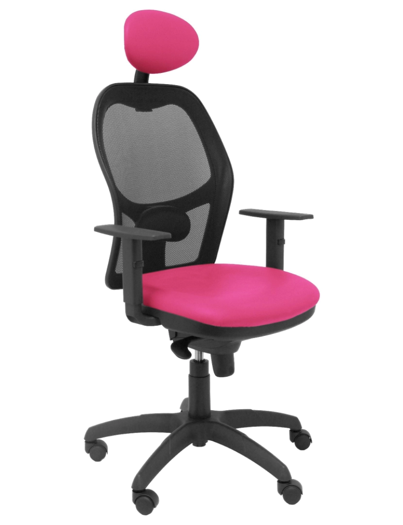 Piqueras Y Crespo - Jorque. Malla Black Seat Pink Similpiel com cabeça Fijo