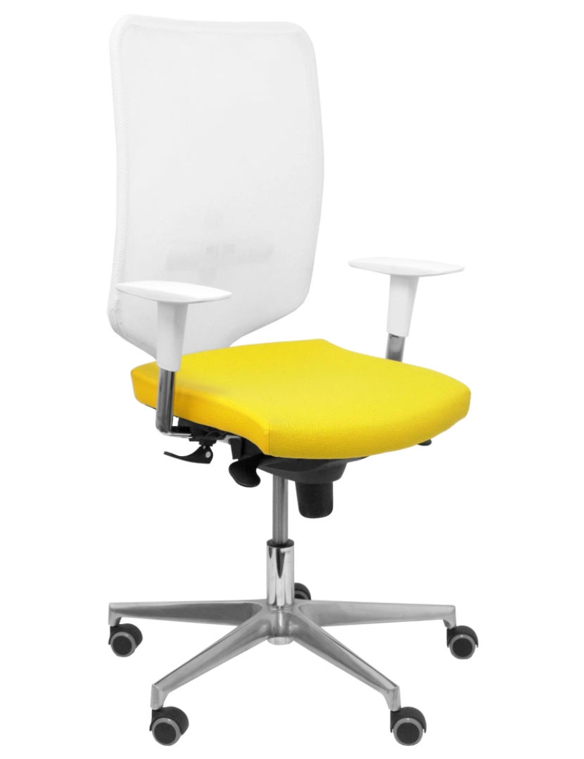 Piqueras Y Crespo - Branco Ossa Cadeira de cadeira Amarelo de Bali