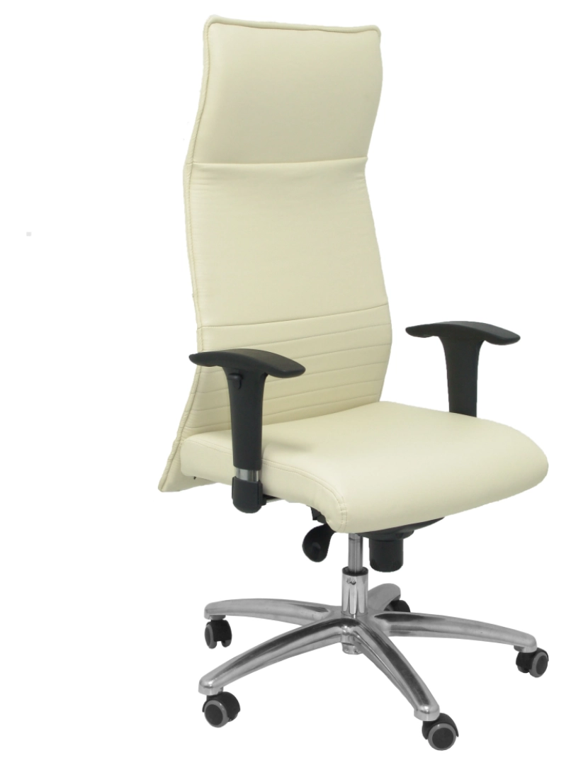 Piqueras Y Crespo - Armchair Albacete Xl Similpiel Creme Até 160Kg