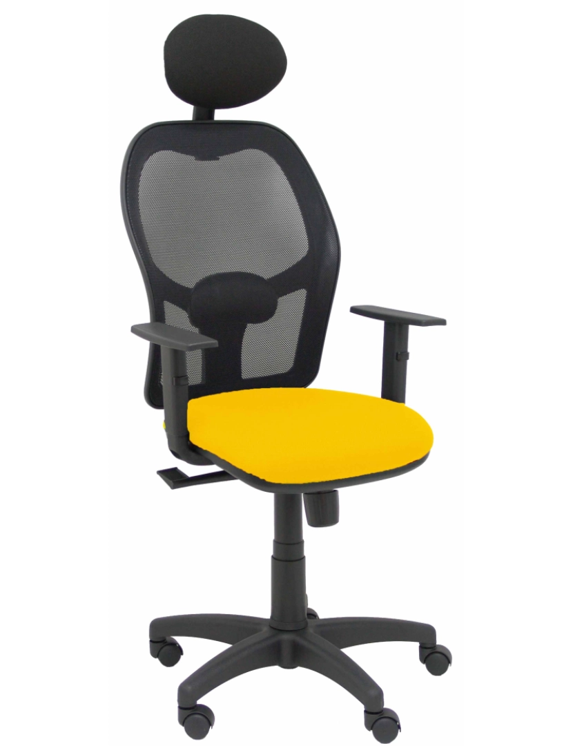 imagem de Alocén Malla Black Seat Bali Yellow Armrests Head Fijo2