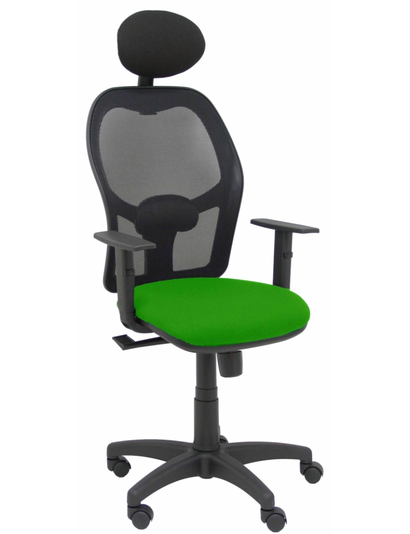 Piqueras Y Crespo - Alocén Malla Black Seat Bali Green Armrests Head Fijo