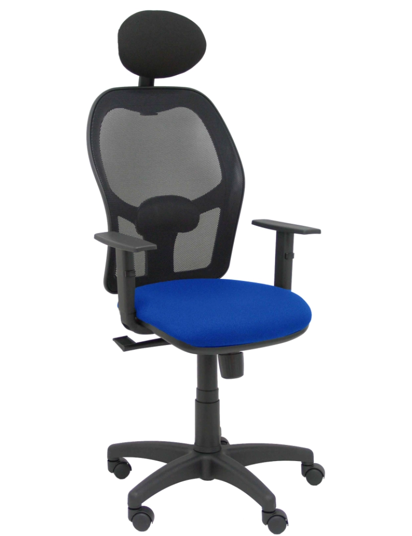 Piqueras Y Crespo - Alocén Malla Black Seat Bali Blue Armrests Head Fijo