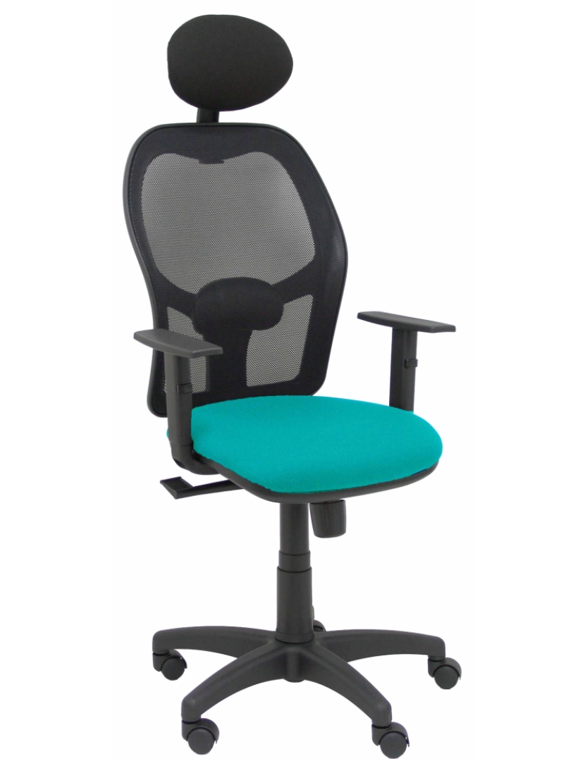 Piqueras Y Crespo - Alocén Malla Black Seat Bali Turquoise Armrests Head Fijo