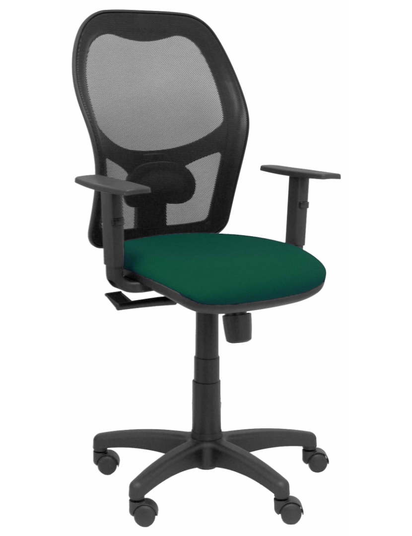 imagem de Alocén Malla Black Seat Bali Cadeiras de braço reguláveis de garrafa verde4