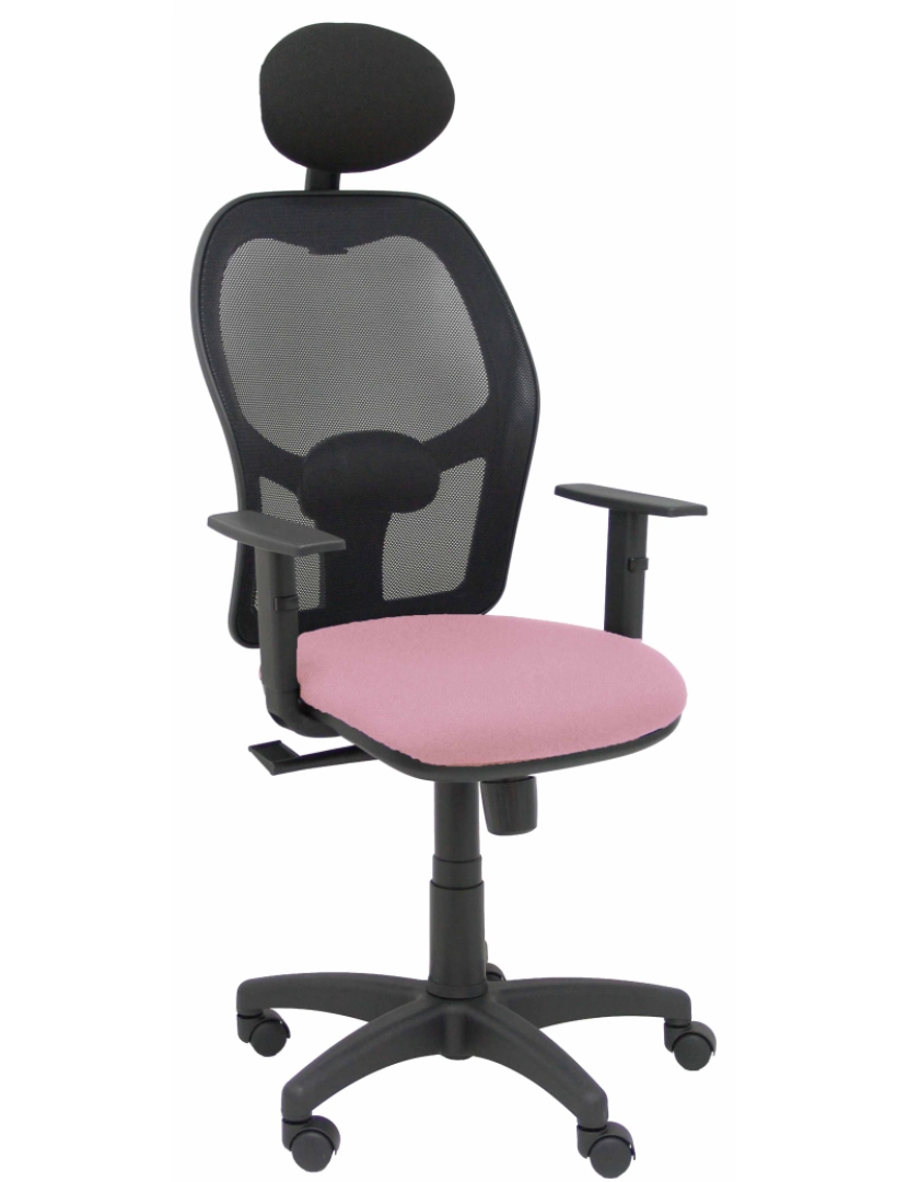 Piqueras Y Crespo - Alocén Malla Black Seat Bali Pink Armrests Head Fijo