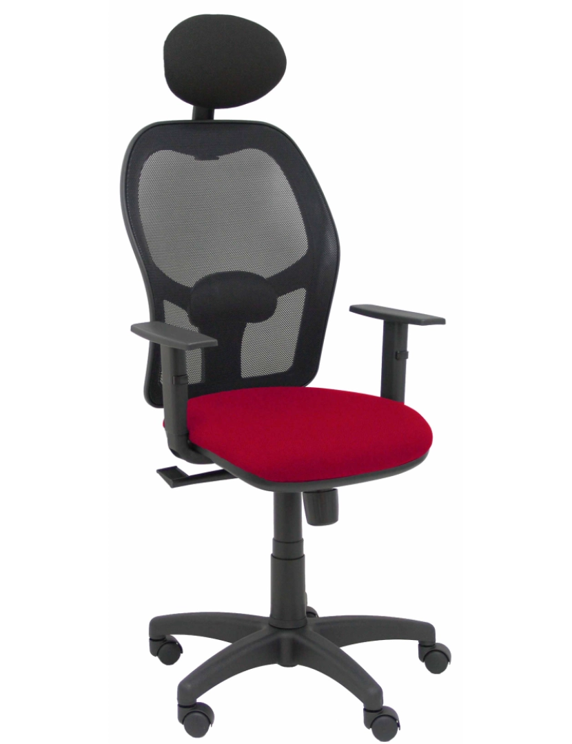 imagem de Alocén Malla Black Seat Bali Granate Armrests cabeça reulable Fijo3