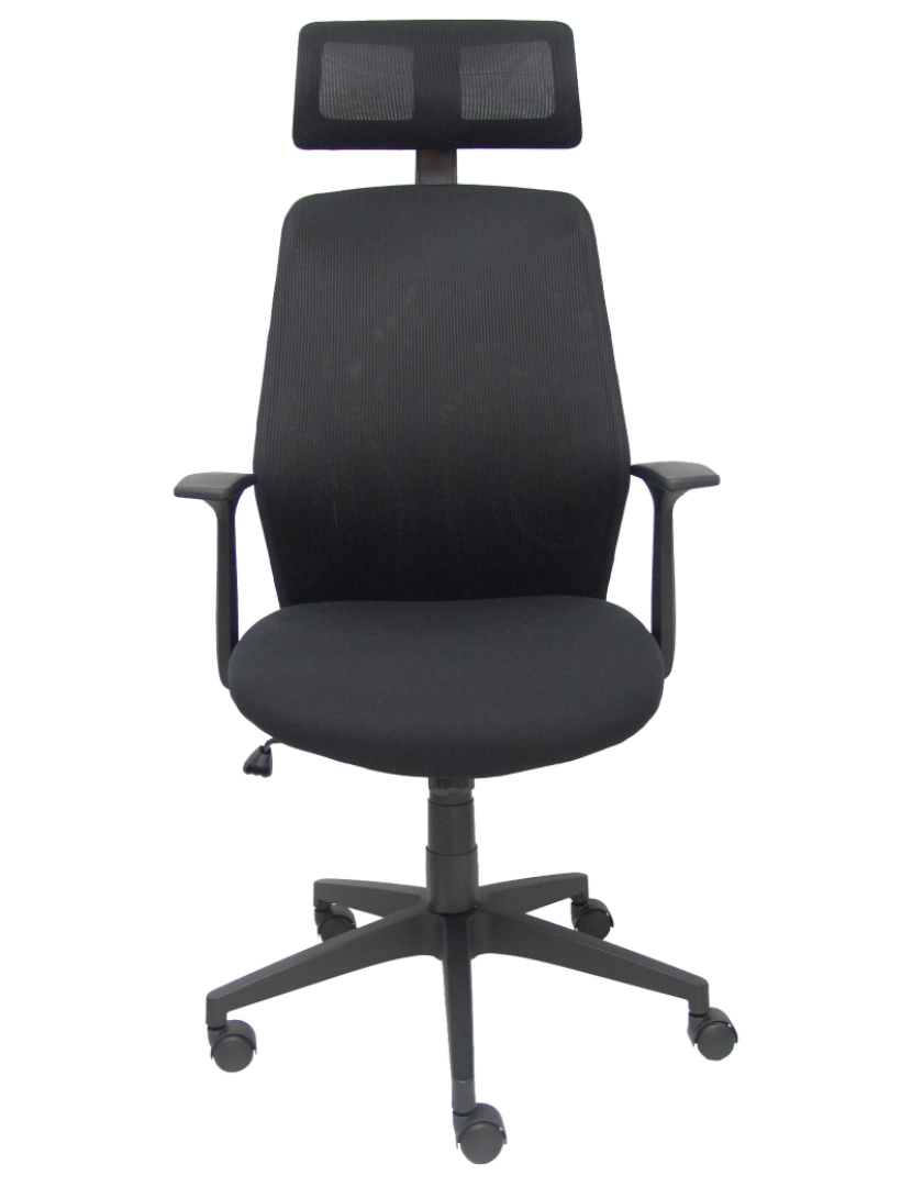 imagem de Parolis Backrest Black Badle com Black Aran Head e assento3