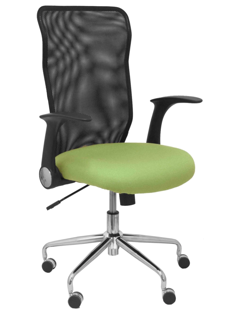 Piqueras Y Crespo - Cadeira Minaya Voltar Malla Black Seat Bali Green Olive