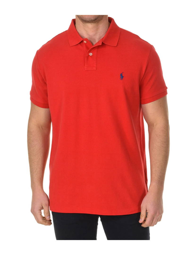 Ralph Lauren - Polo de Homem Slim fit Vermelho