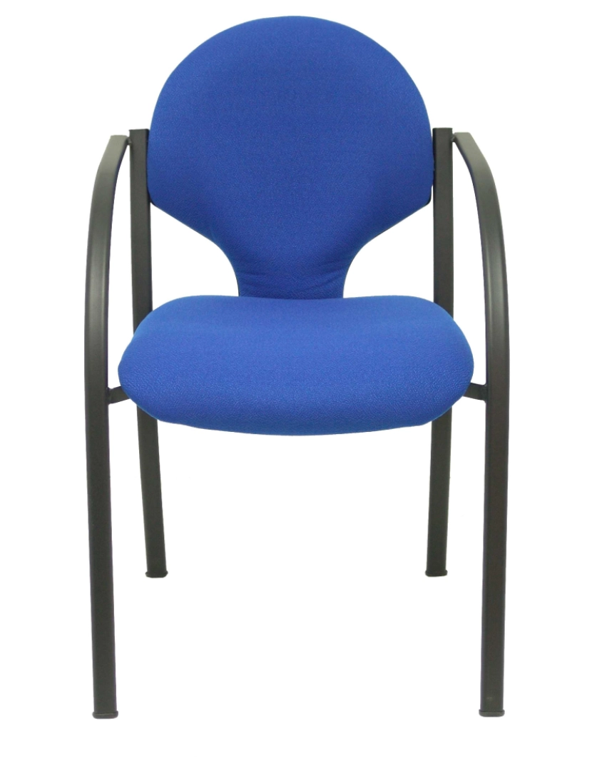 imagem de Pacote 2 cadeiras Hellin Chasis Preto Bali Azul3