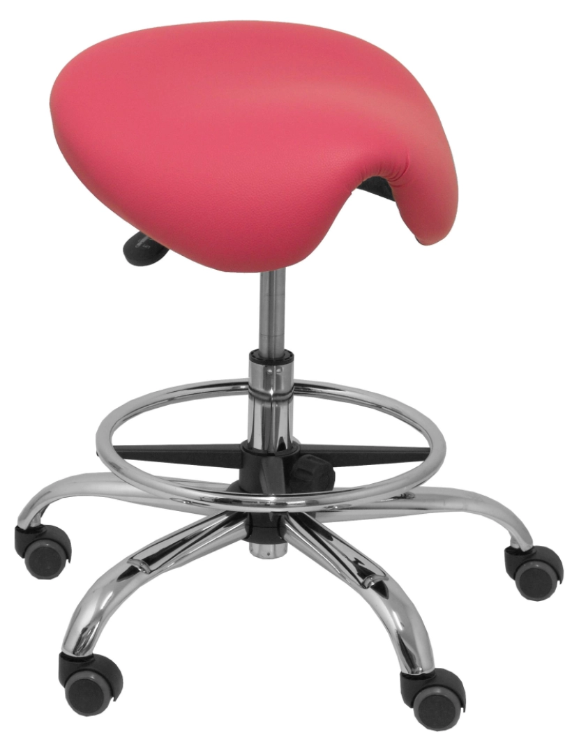 imagem de Alatoz Similpiel Rosa stool1