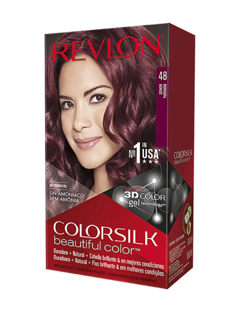 Revlon - Tinta de Cabelo Colorsilk #48 Ruivo