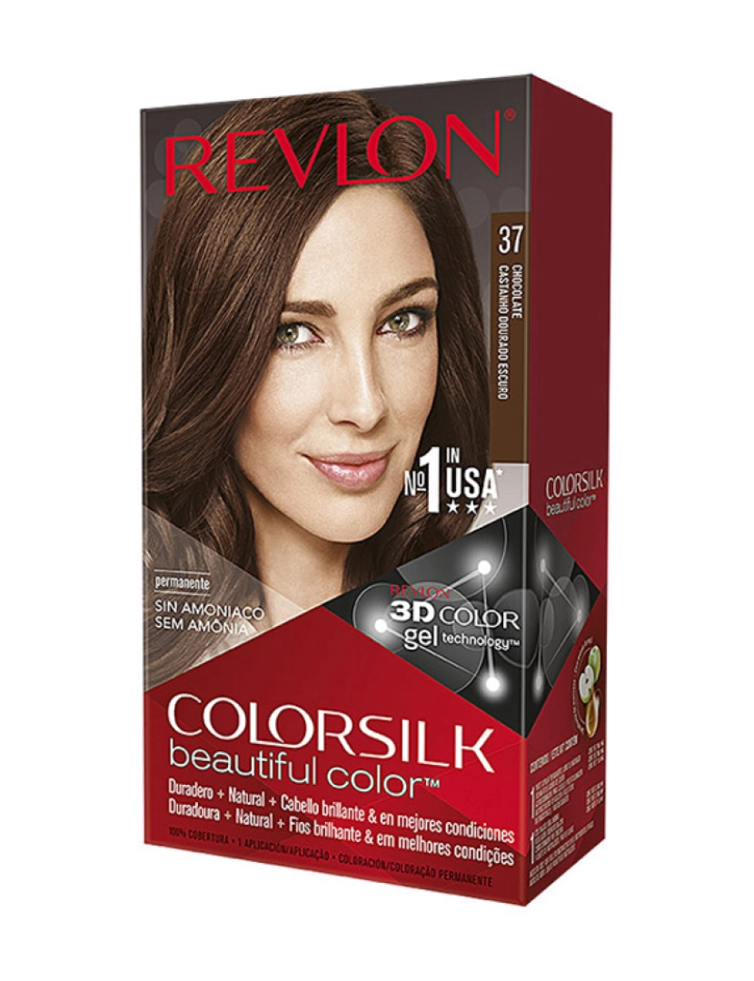 Revlon - Tinta de Cabelo Colorsilk 37-Chocolate