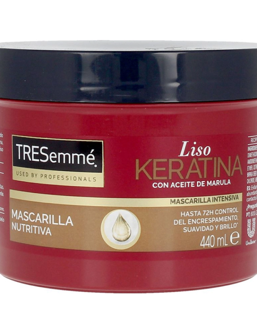 Tresemmé - Máscara Cabelo Liso Keratina TRESemmé 440ml