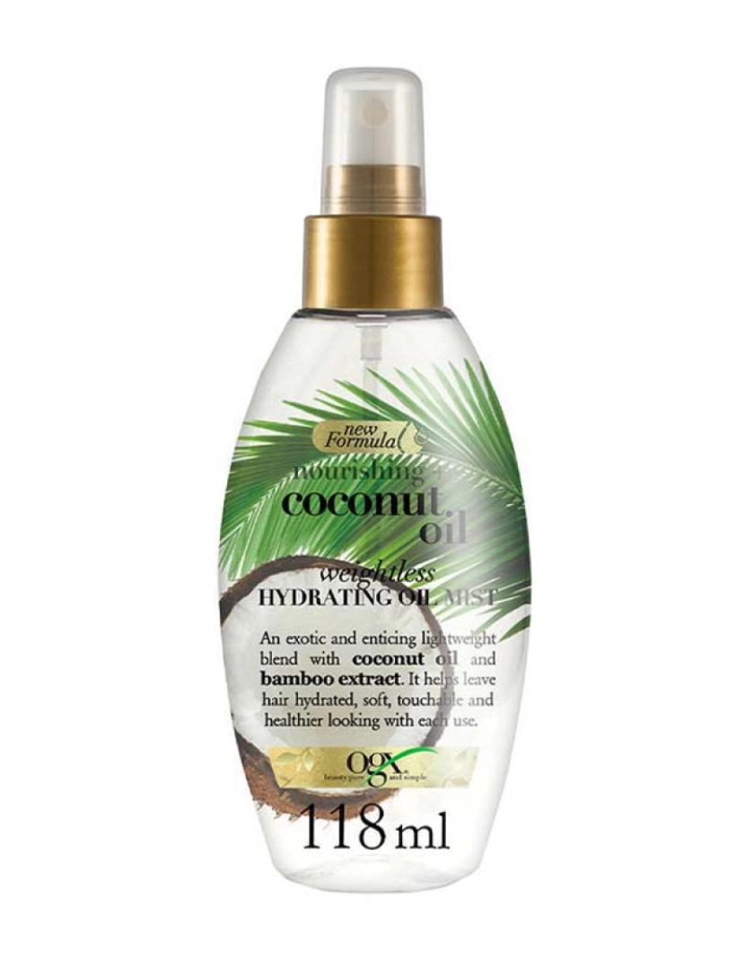 OGX - Coconut Oil Hydrating Hair Oil Mist 118 Ml
