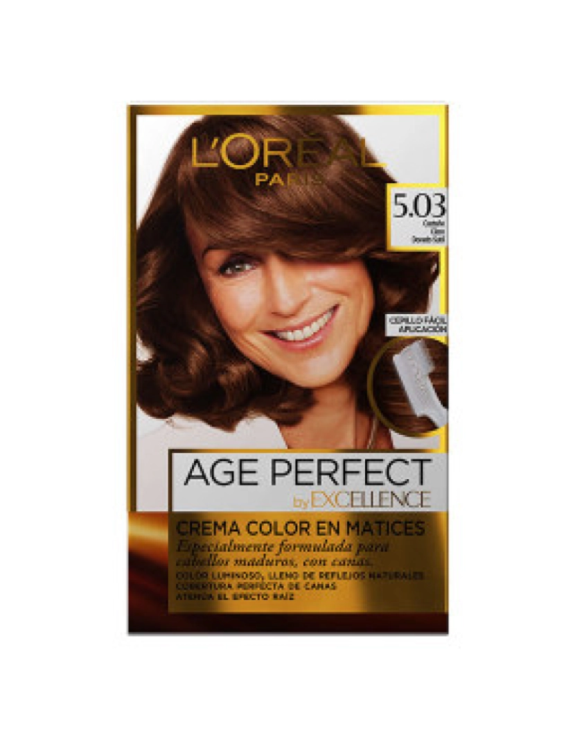 foto 1 de Excellence Age Perfect Tinte #5,03-Castaño Claro Dorado