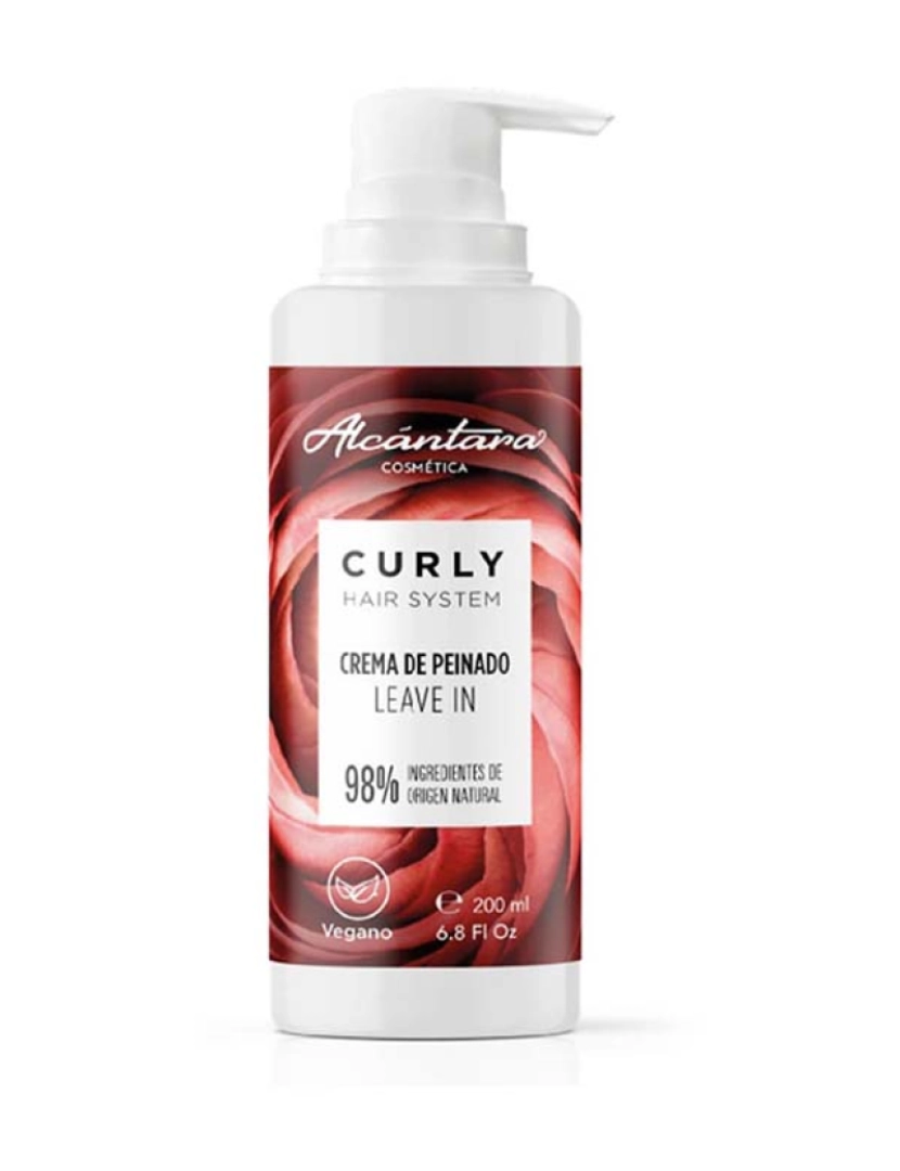 Alcantara Cosmética - Curly Hair System Leave In Styling Cream 200 Ml