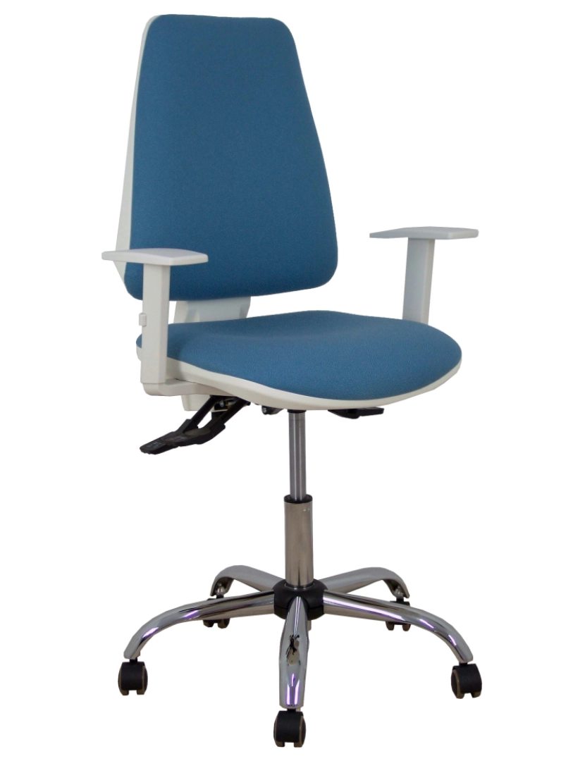 Piqueras Y Crespo - Branco Elche cadeira Asincro Bali Blue Sky Armrests Rodas substituíveis