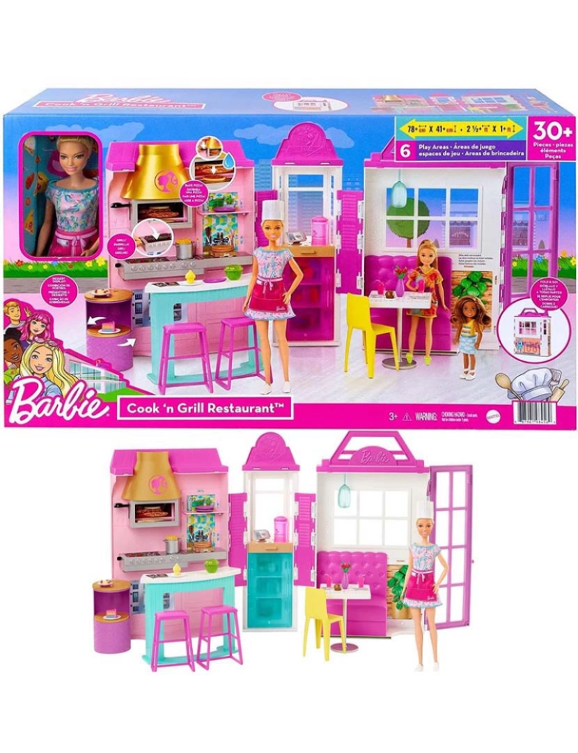 Mattel - Barbie Restaurante Hbb91