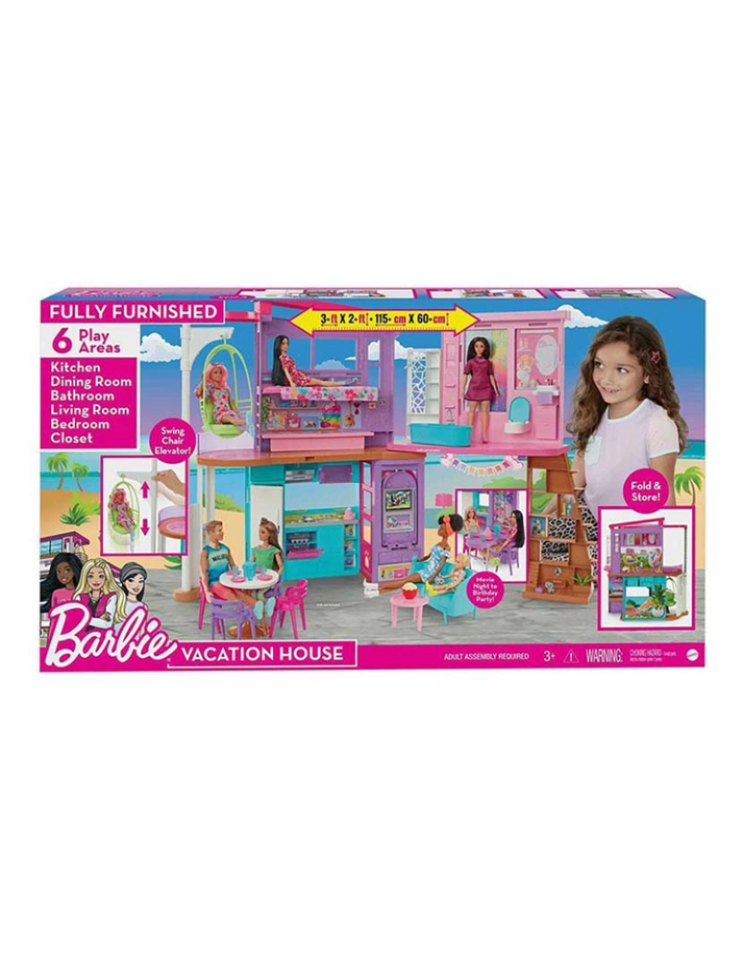 Mattel - Barbie Casa Malibu Hcd50